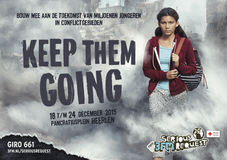 Campagnebeeld van Serious Request 2015