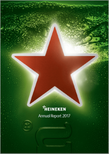 Heineken jaarverslag 2017 omslag