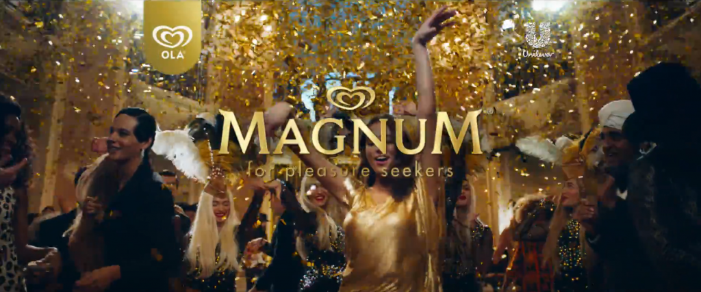 Magnum, campagne van een lover merk archetype