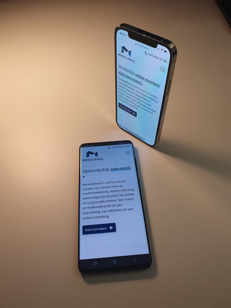 positionering Apple en Samsung