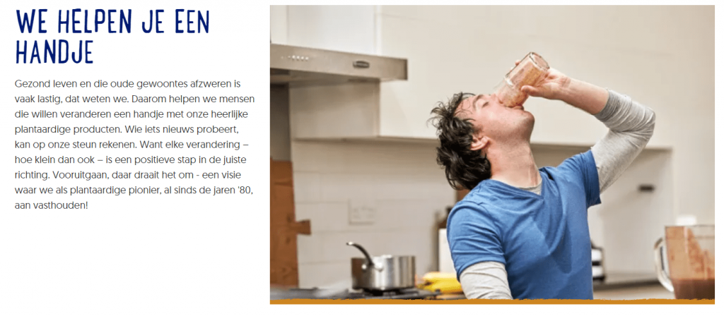 Alpro helpt haar klanten een handje, richting een gezondere levensstijl. Dit Caregiver merk maakt het haar klanten makkelijker om voor een gezondere levensstijl te kiezen.