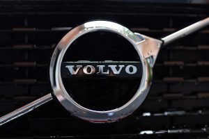 Volvo logo example of caregiver brand archetype
