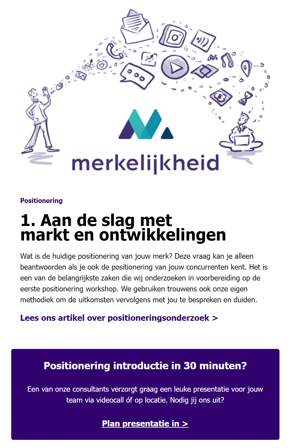 e-mailmarketing strategie voorbeeld uit de praktijk