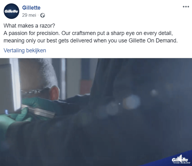Gillette tone of voice