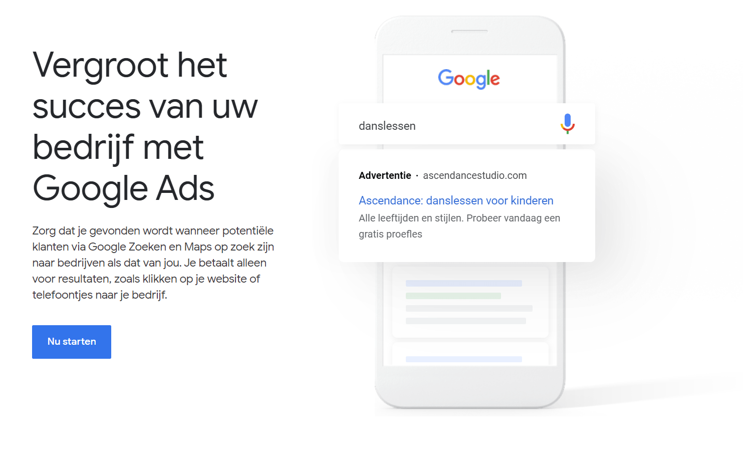 Starten met Google Ads