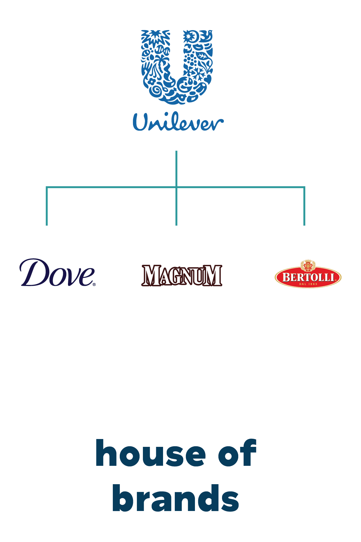voorbeeld house of brands unilever