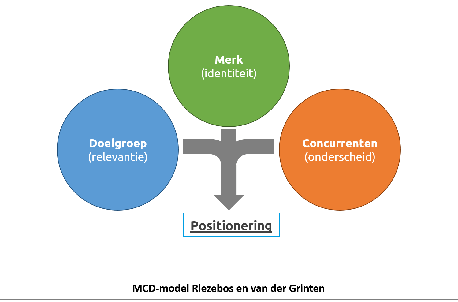 Positioneringsmodel MCD-model Riezebos en van der Grinten