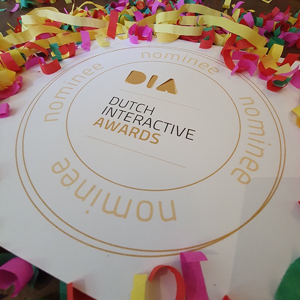 Nominatie Dutch interactive award