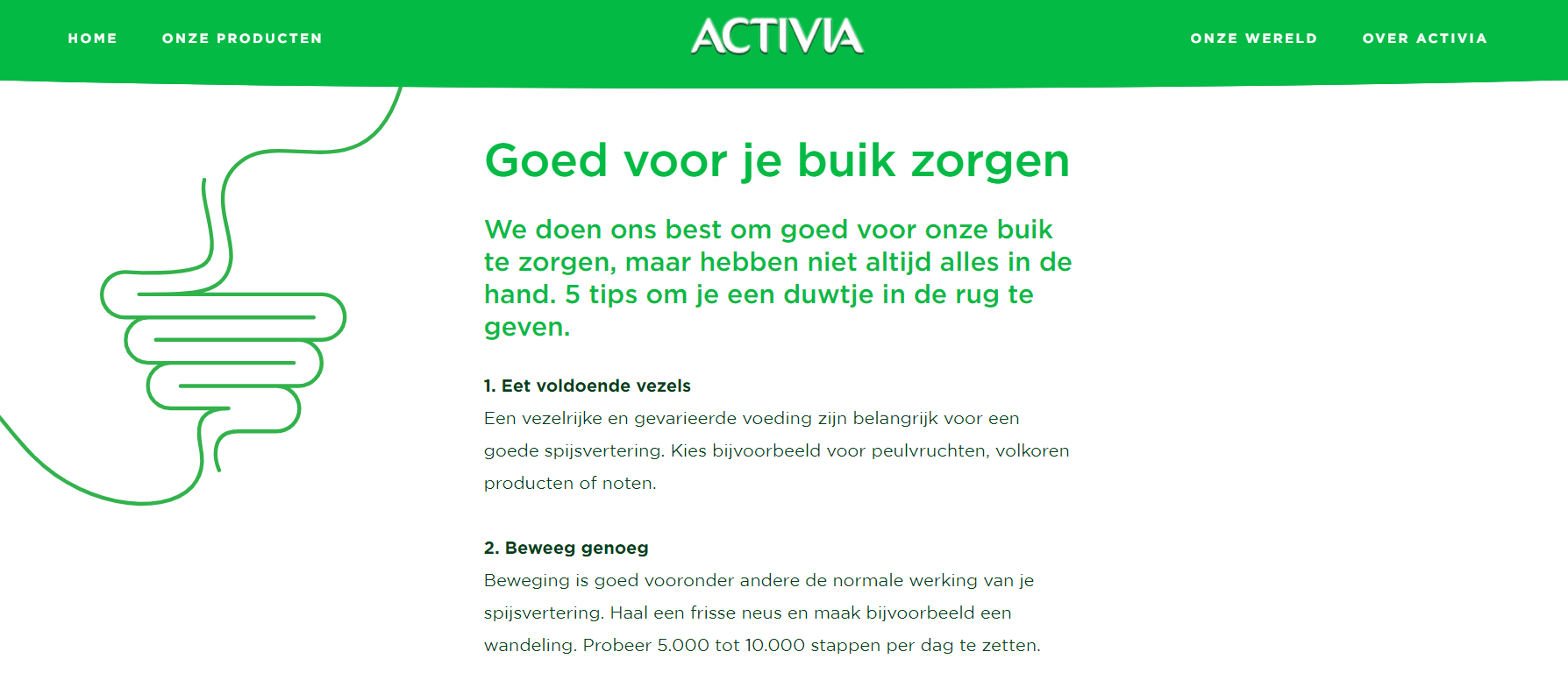 Marketing van een Caregiver merk archetype zoals Activia