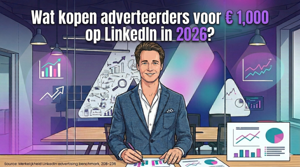 LinkedIn Adverteren Benchmark 2026: Resultaten per € 1.000