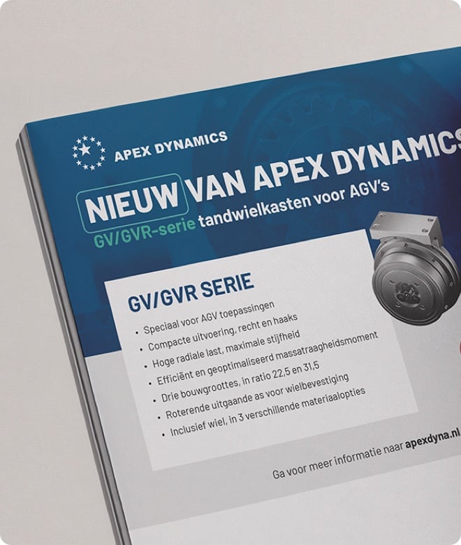 Print advertising voor Apex Dynamics